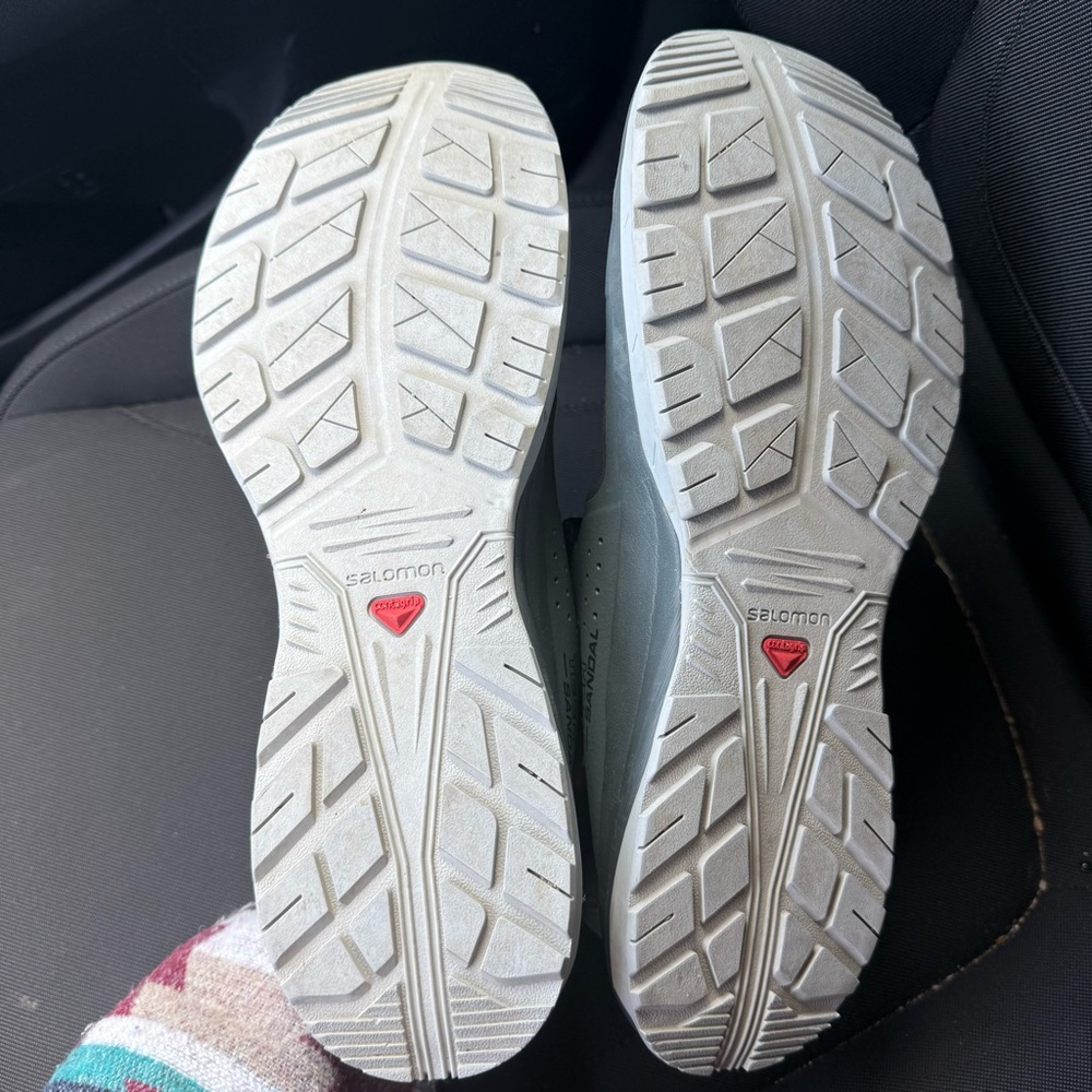 Salomon men’s Blue and Gray Sandals size 12 - Picture 2 of 5